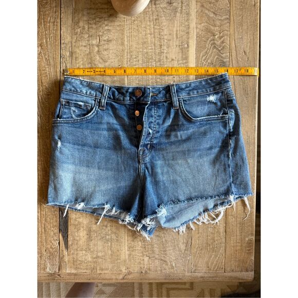 J Brand Gracie High Rise Jean Shorts, 30, in Metropolis Wash - Picture 2 of 9